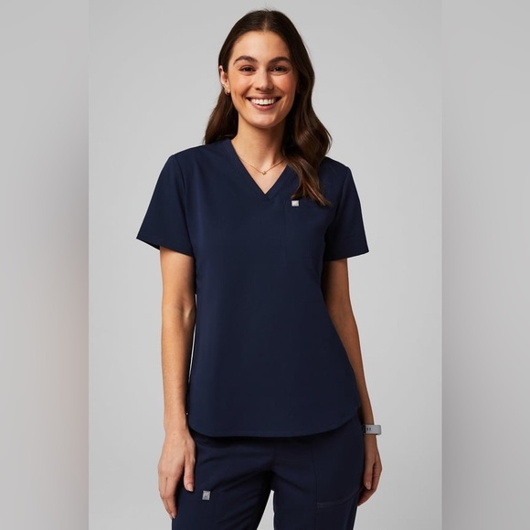 Fabletics Tops - NWT Fabletics Vital Scrub Top Navy L X62
